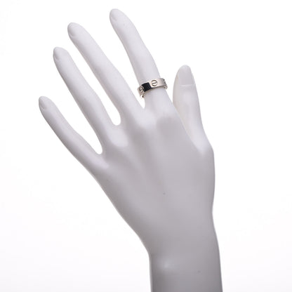 Cartier 18K White Gold 5.5mm LOVE Ring 49 4.75 2 of 6