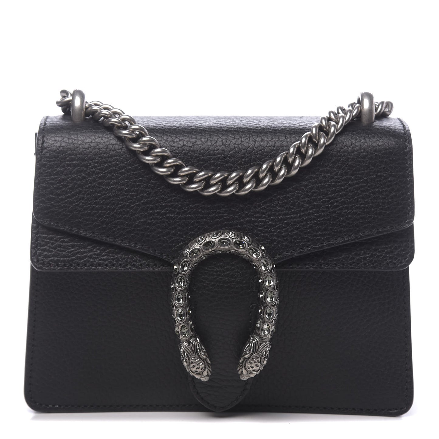 Calfskin Mini Dionysus Shoulder Bag Black