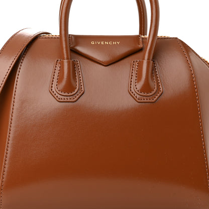 Givenchy Shiny Lord Calfskin Mini Antigona Camel 8 of 10