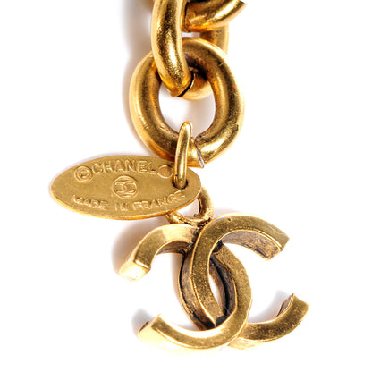 Chanel 31 Rue Cambon Paris CC Medallion Necklace Gold 6 of 6