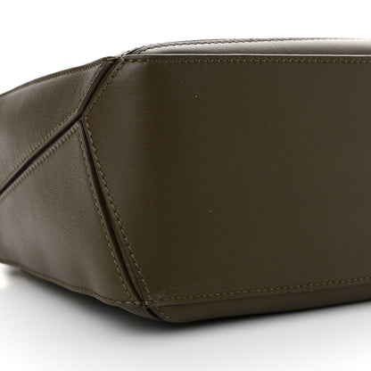 Loewe Calfskin Small Puzzle Bag Dark Khaki Green 8 of 10