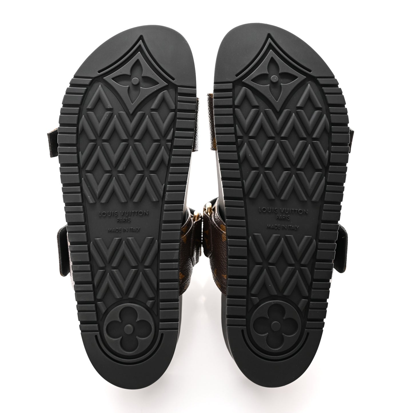 Monogram Bom Dia Mule Sandals 37 Black