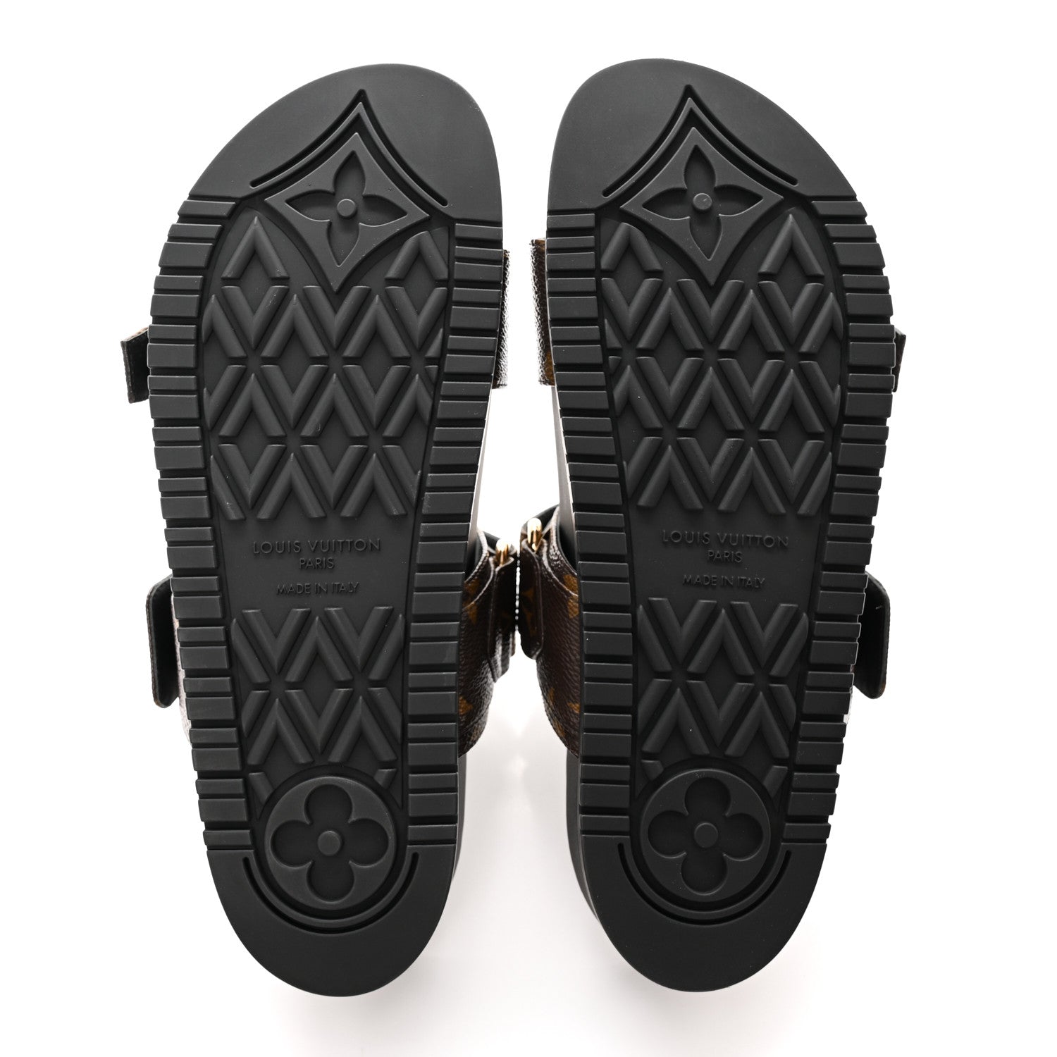 Louis Vuitton Monogram Bom Dia Mule Sandals 37 Black 5 of 10