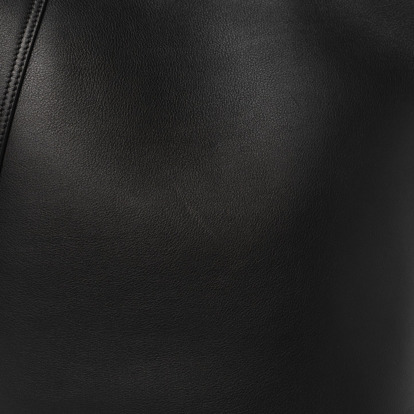 Calfskin Large Hook Bag Black