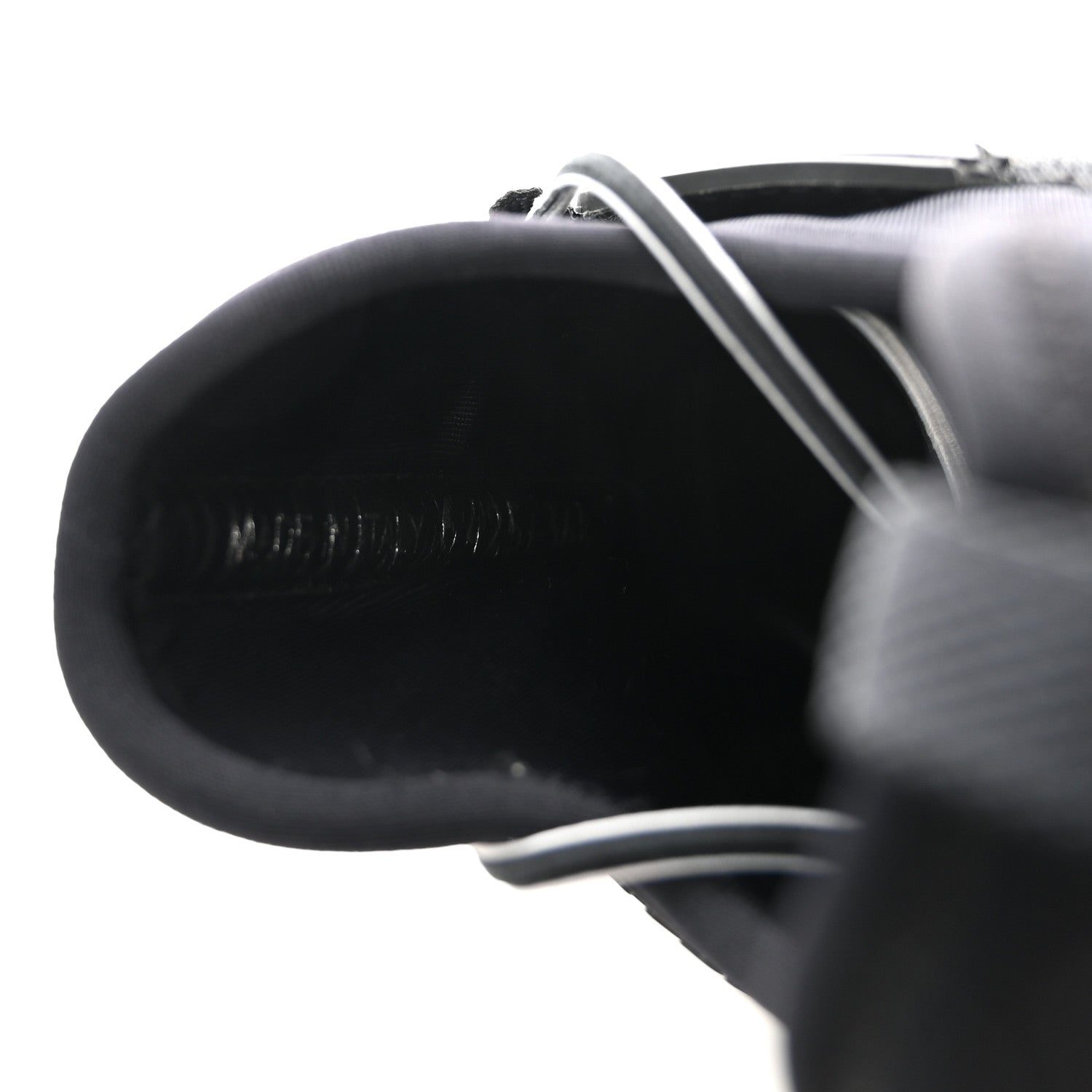 Prada Mesh Neoprene Womens America's Cup 45mm Sneakers 36.5 Black White 9 of 9
