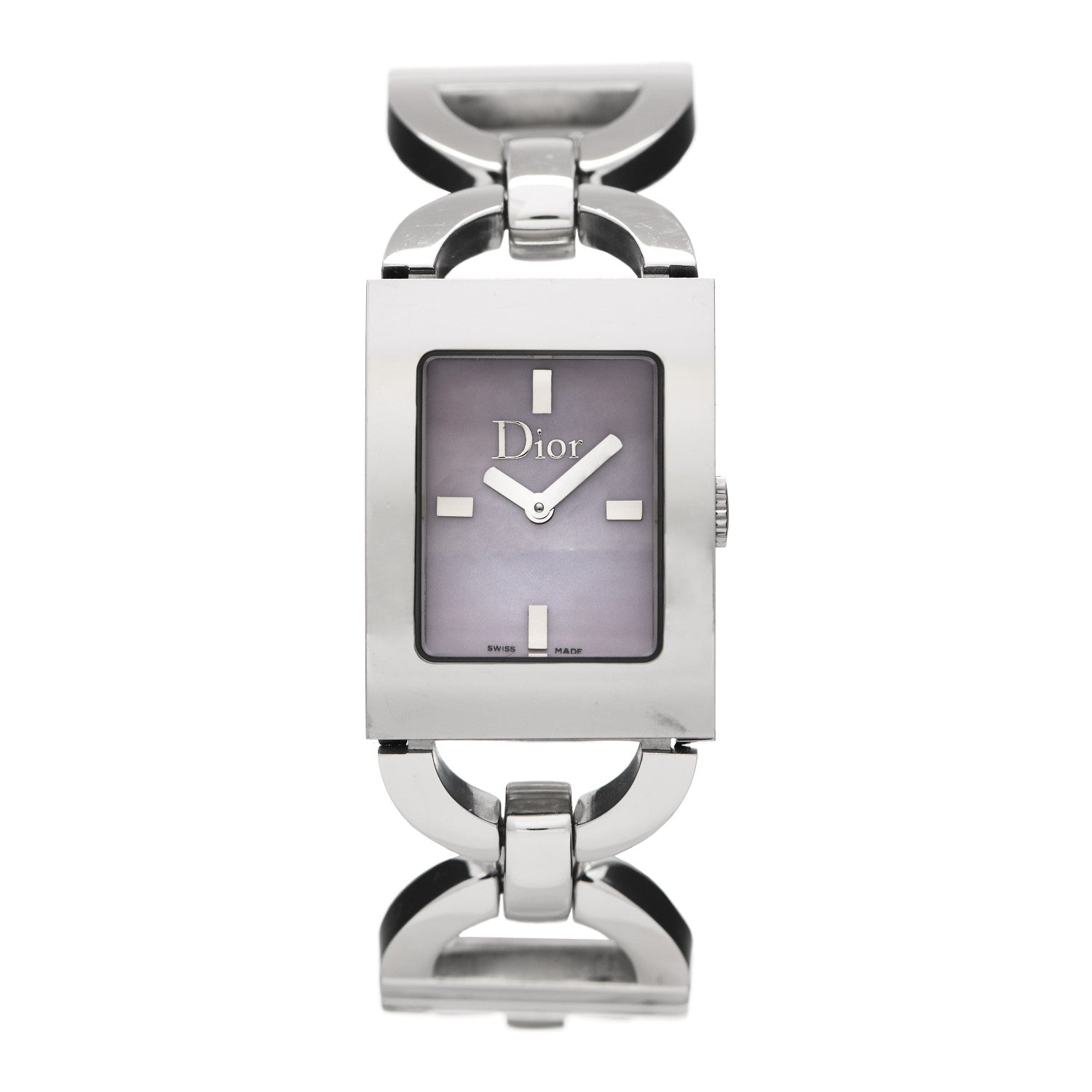 Christian Dior Stainless Steel Mother of Pearl 19mm Malice Quartz Watch 1 of 7