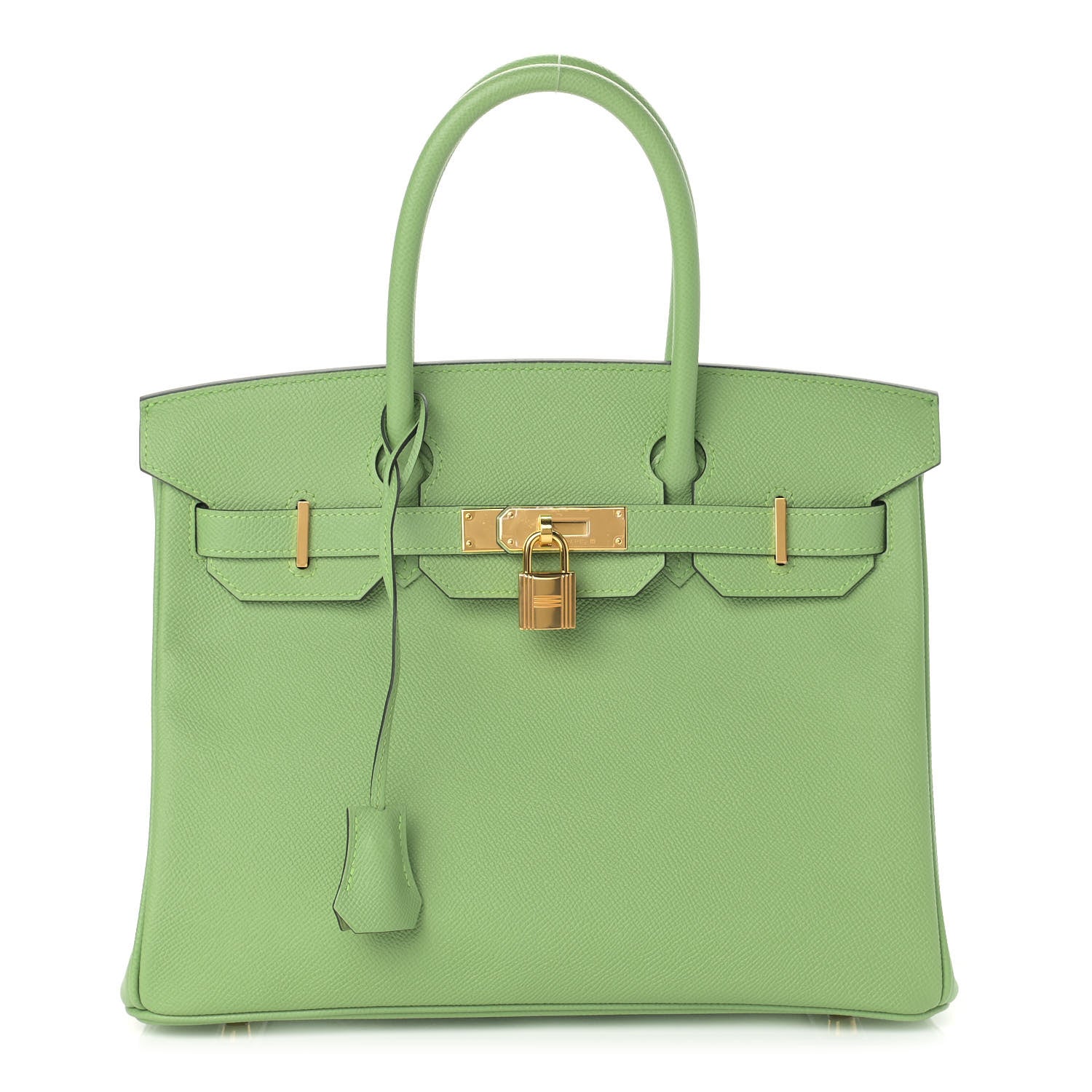 Hermes Epsom Birkin 30 Vert Criquet 1 of 8