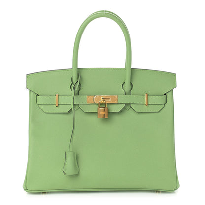 Hermes Epsom Birkin 30 Vert Criquet 1 of 8