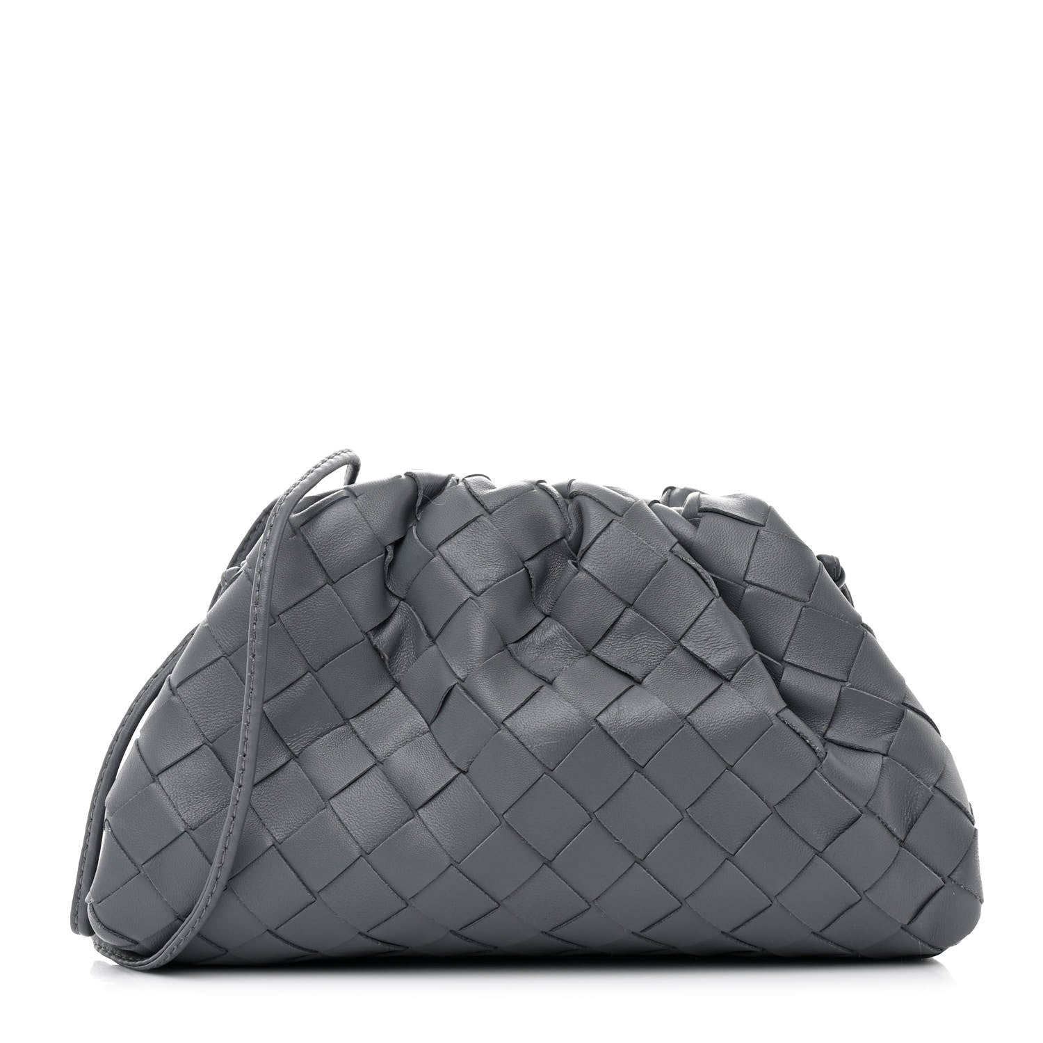 Bottega Veneta Nappa Intrecciato The Mini Pouch Thunder 1 of 11