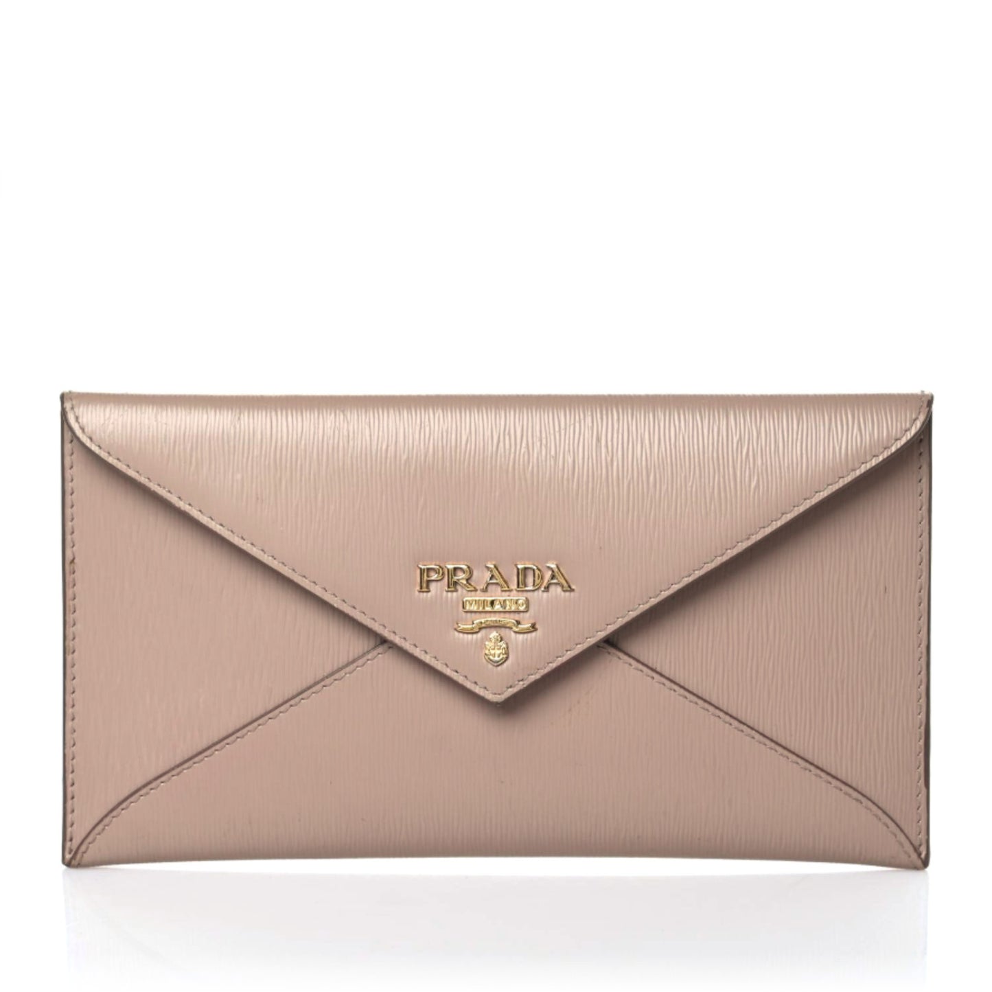 Saffiano Metal Envelope Wallet Cammeo
