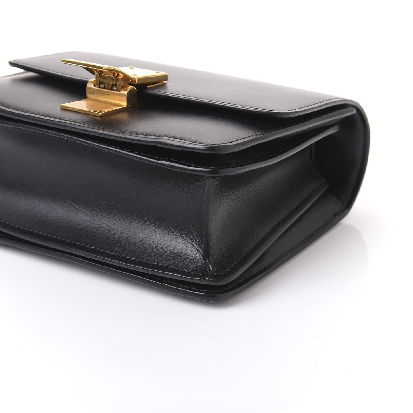 Box Calfskin Small Classic Box Flap Bag Black