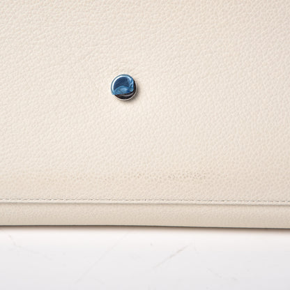 Saint Laurent Grained Calfskin Small Sac De Jour Dove White 16 of 17