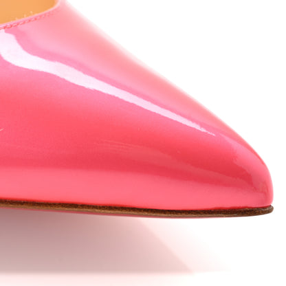 Christian Louboutin Metallic Patent Fluo Hot Chick 100 Pumps 40 Florida 10 of 12