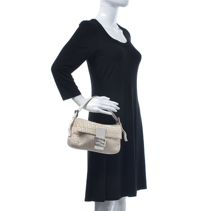 Fendi Zucchino Baguette Beige 2 of 13