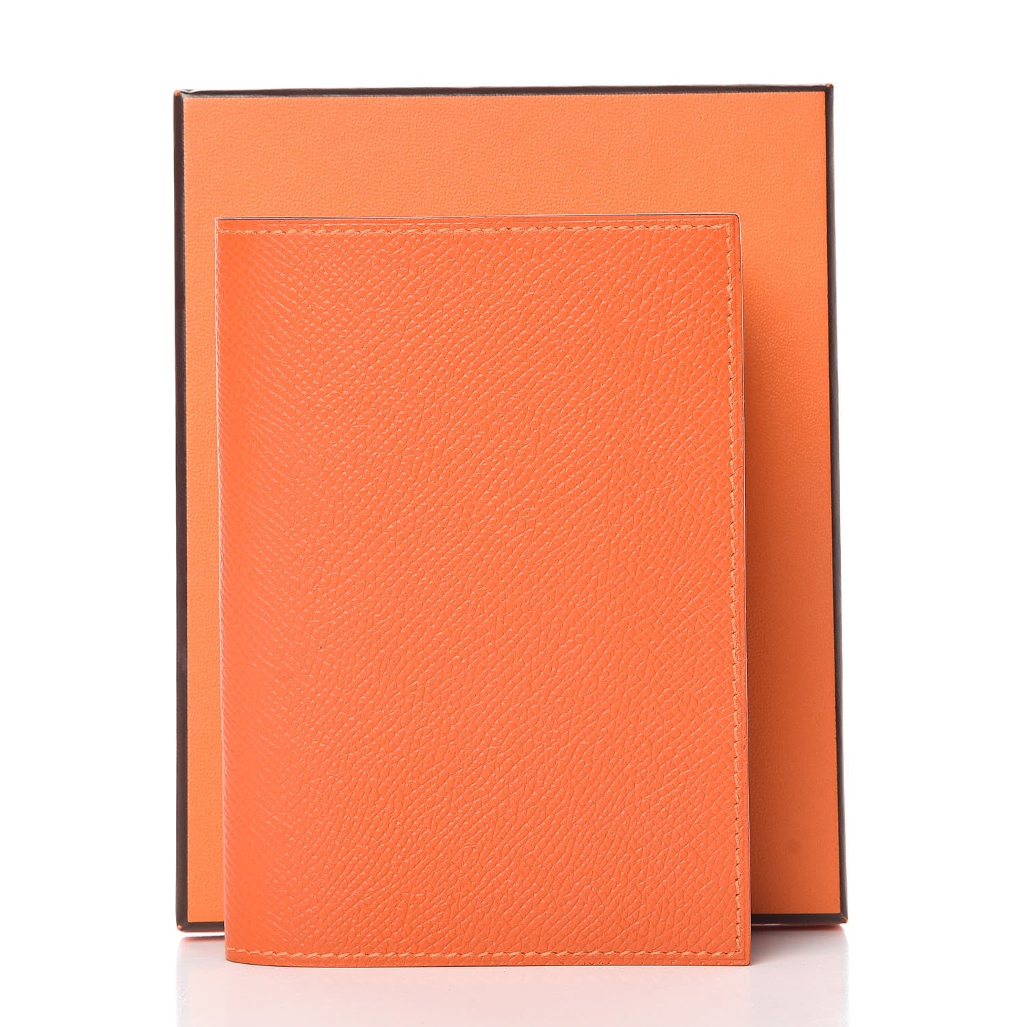 Hermes Epsom MC2 Magellan Passport Holder Orange 8 of 8