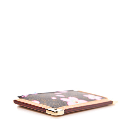 Louis Vuitton Monogram Cherry Blossom Key Pouch Brown 4 of 7