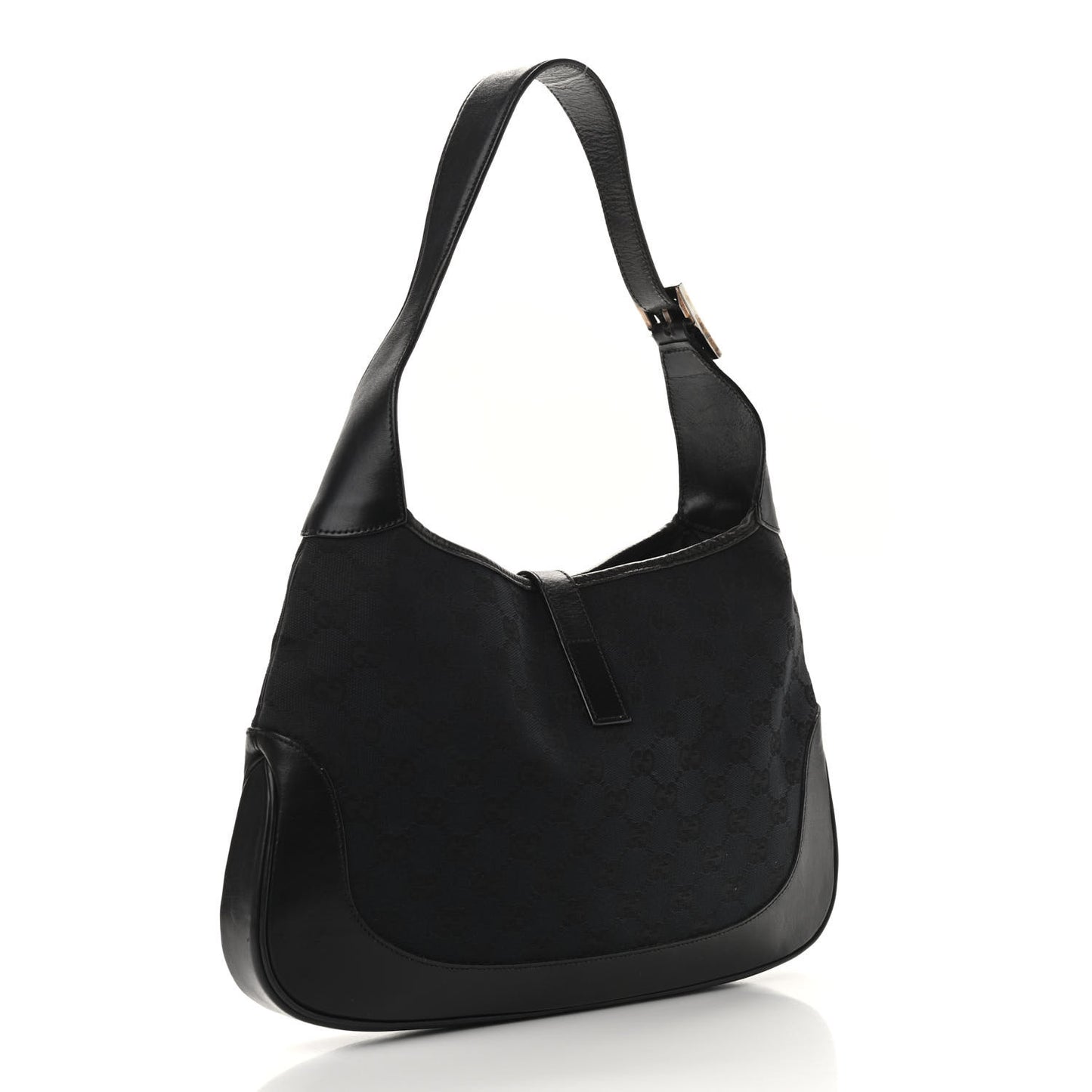 Monogram Small Jackie O Hobo Black