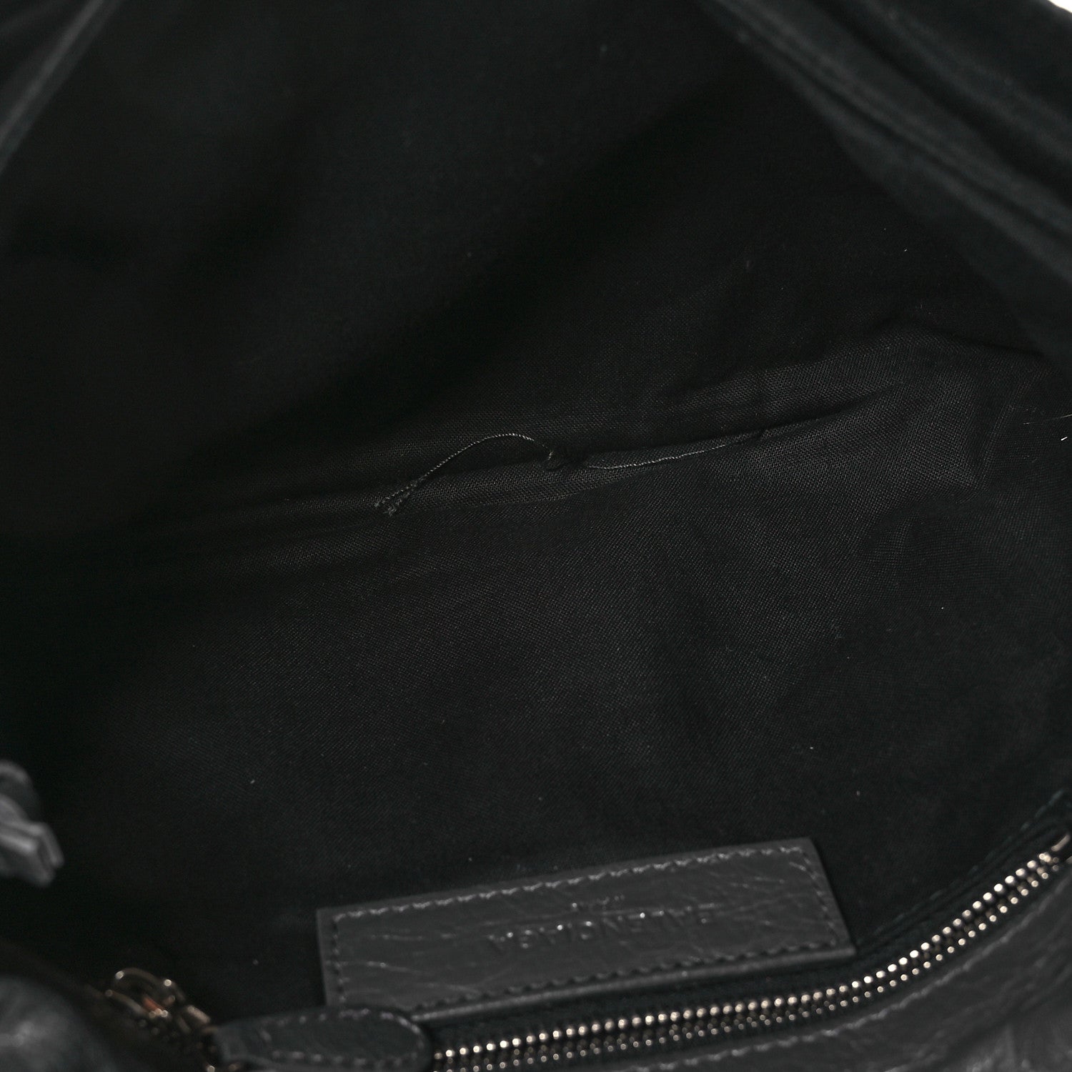 Balenciaga Agneau Giant 12 Silver Hardware Envelope Strap Clutch  Gris Fossile 6 of 11