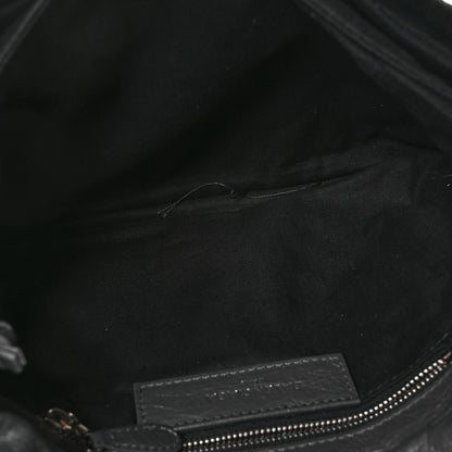 Balenciaga Agneau Giant 12 Silver Hardware Envelope Strap Clutch  Gris Fossile 6 of 11