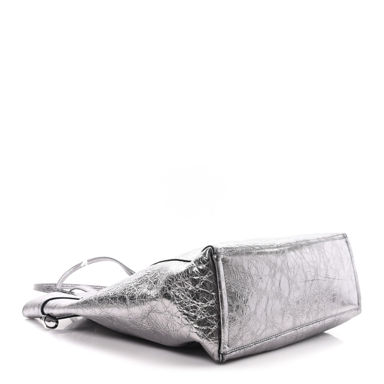 Givenchy Metallic Calfskin Medium Voyou Bag Silver 4 of 10