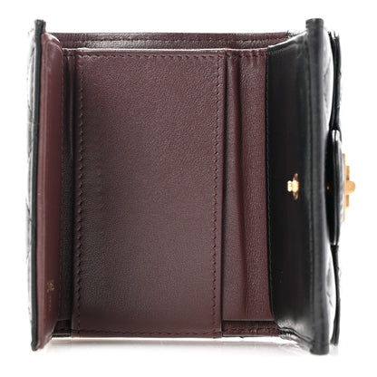 Chanel Aged Calfskin Quilted Reissue Compact Wallet Black 5 of 9