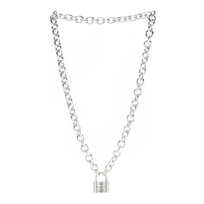 Tiffany Sterling Silver 1837 Lock Charm Necklace 3 of 5