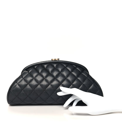 Chanel Caviar Quilted Timeless Clutch Black 2 of 11