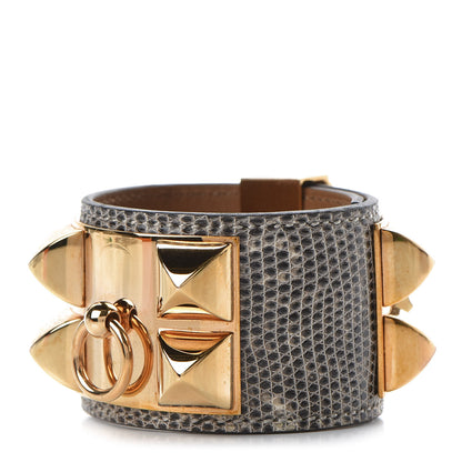 Hermes Lizard Collier De Chien CDC Bracelet T2 Ombre 1 of 6