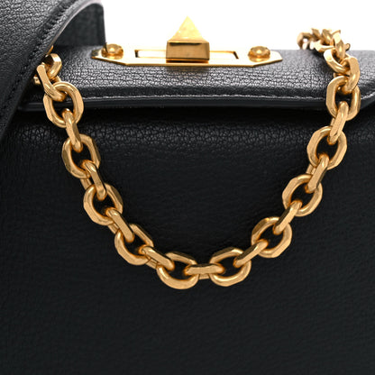 Alexander McQueen Silky Amish Grained Goatskin Box Shoulder Bag 16 Black 8 of 13