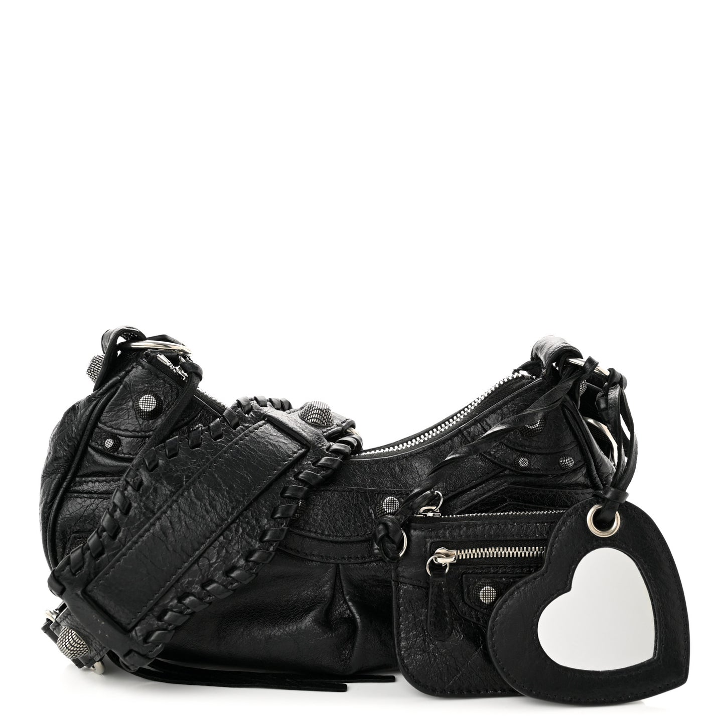 Agneau Arena Le Cagole Shoulder Bag XS Black