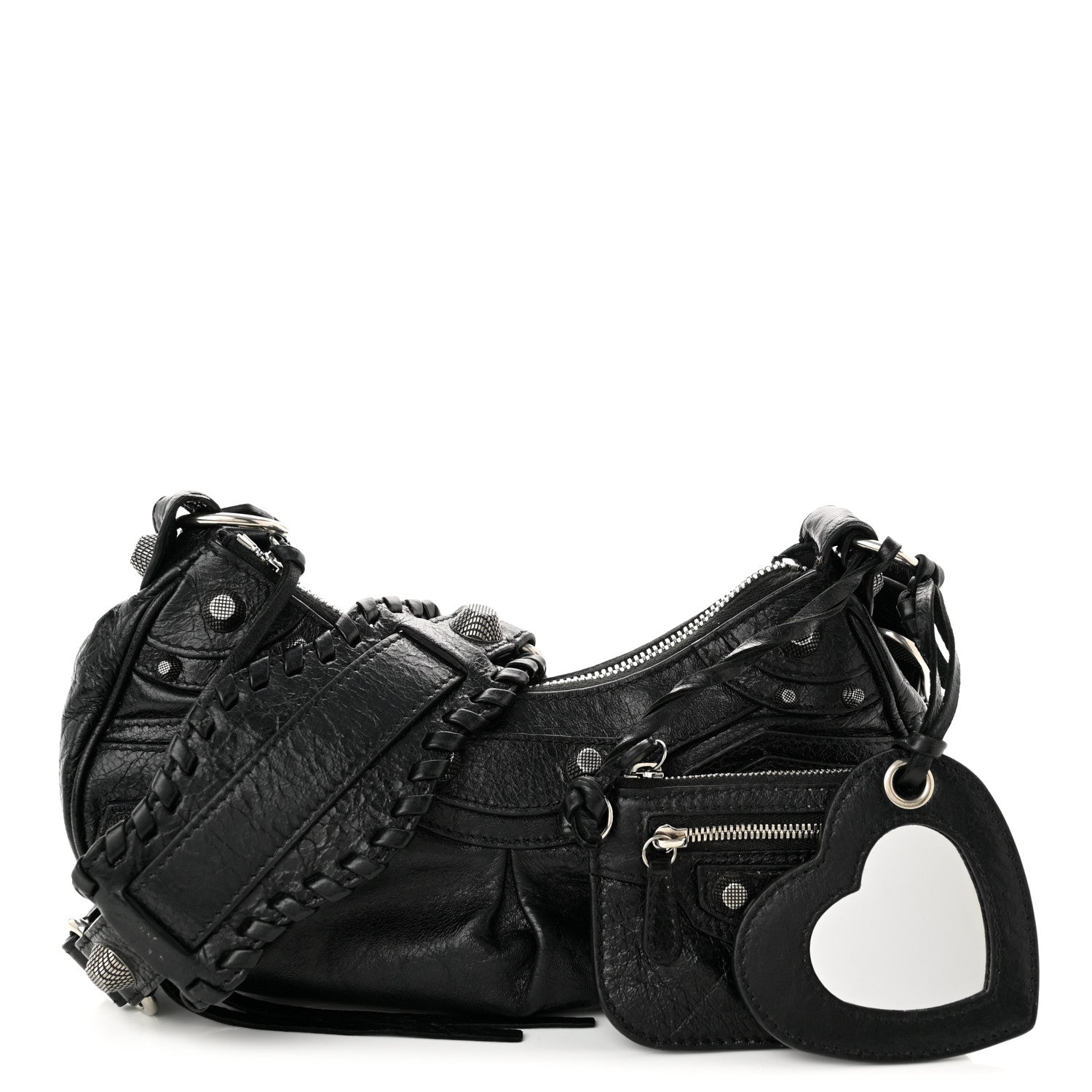 Balenciaga Agneau Arena Le Cagole Shoulder Bag XS Black 1 of 9