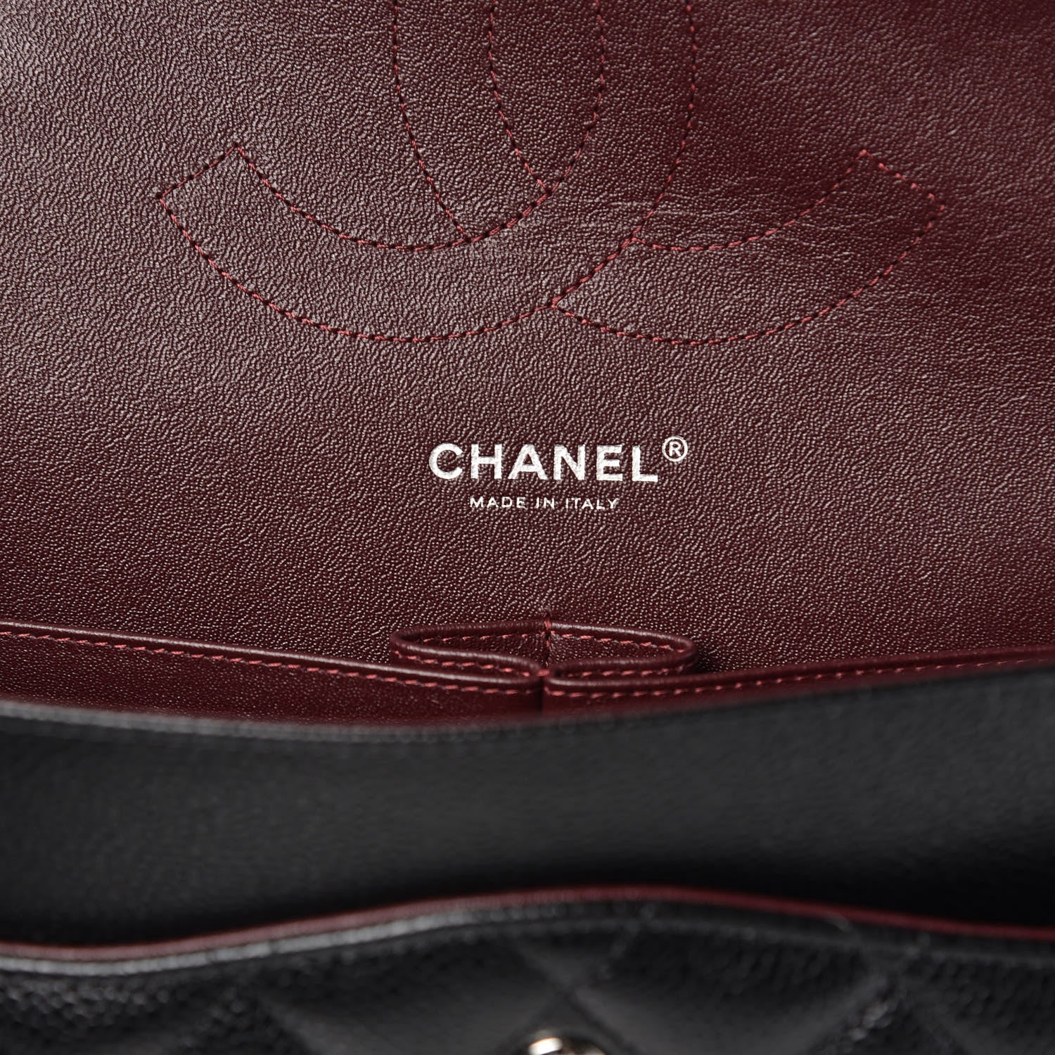 Chanel Caviar Quilted Jumbo Double Flap Black 6 of 17