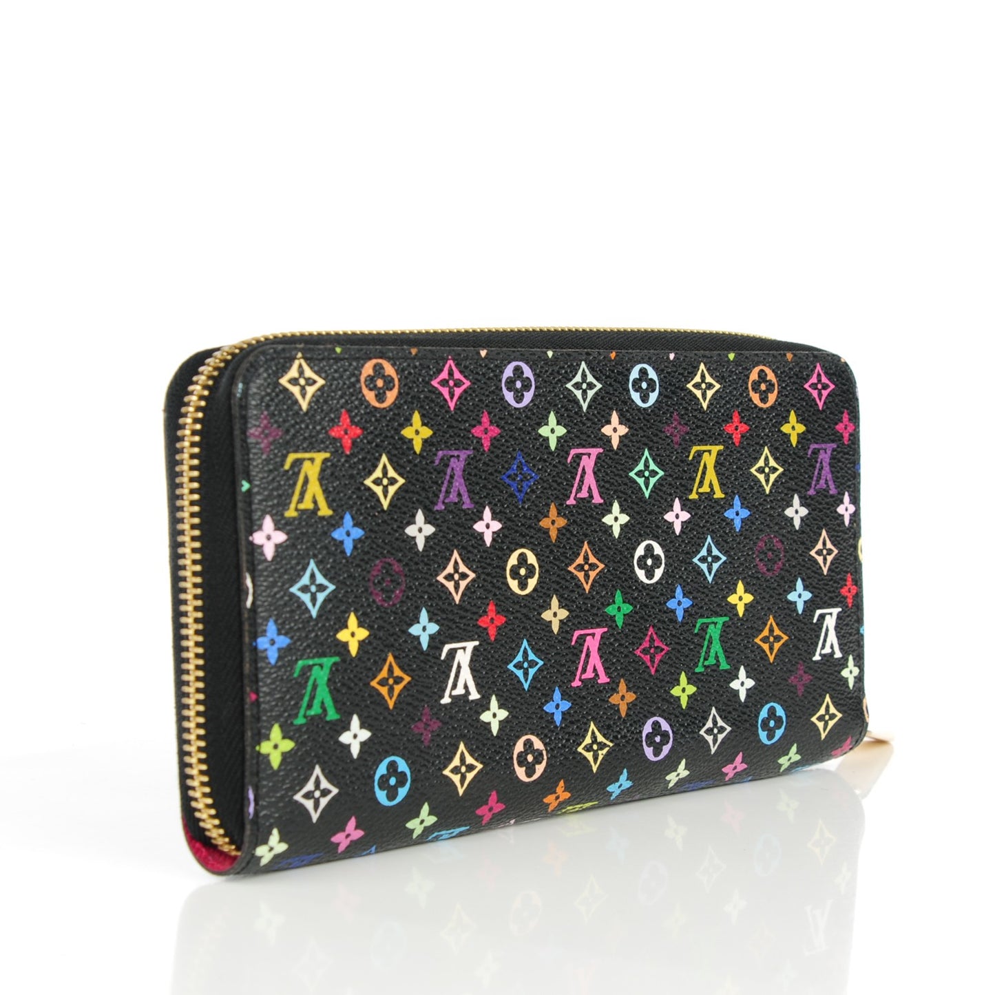 Monogram Multicolor Zippy Wallet Black Grenade