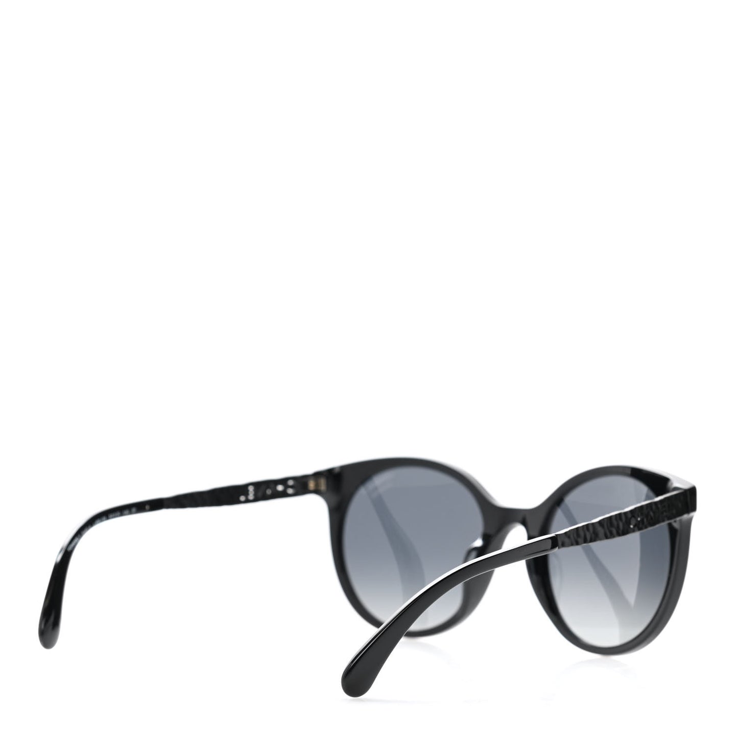 Acetate Metal Polarized Pantos Sunglasses 5440-A Black