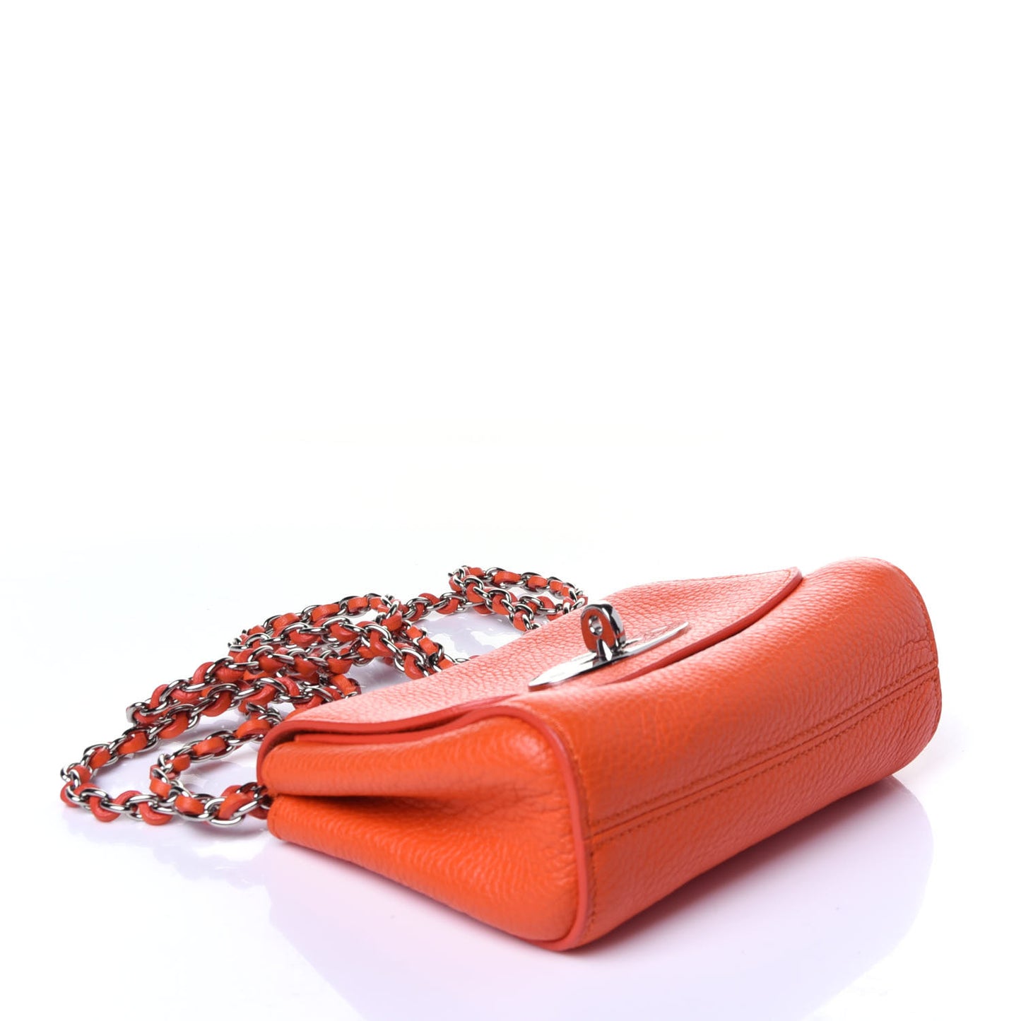 Small Classic Grain Calfskin Mini Lily Manadrin