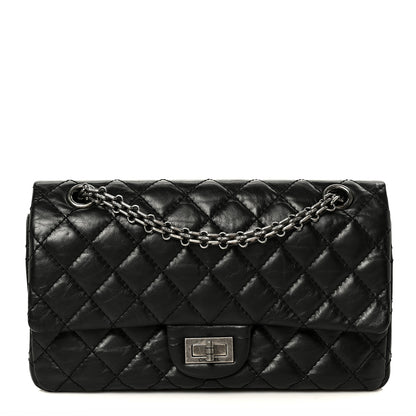 Chanel Aged Calfskin Quilted 2.55 Reissue 225 Flap Black 1 of 10