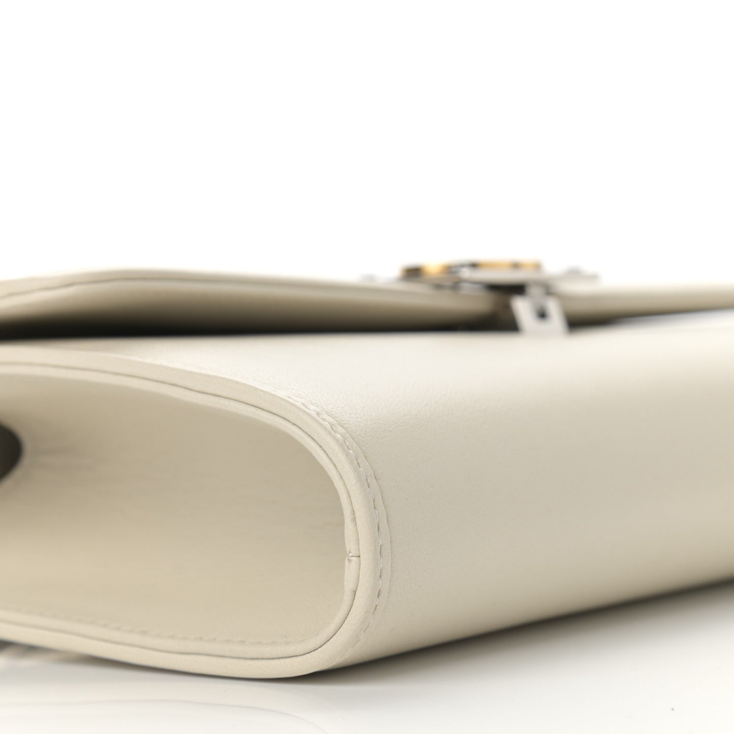 Lambskin Linea Matisse Shoulder Bag Mystic White