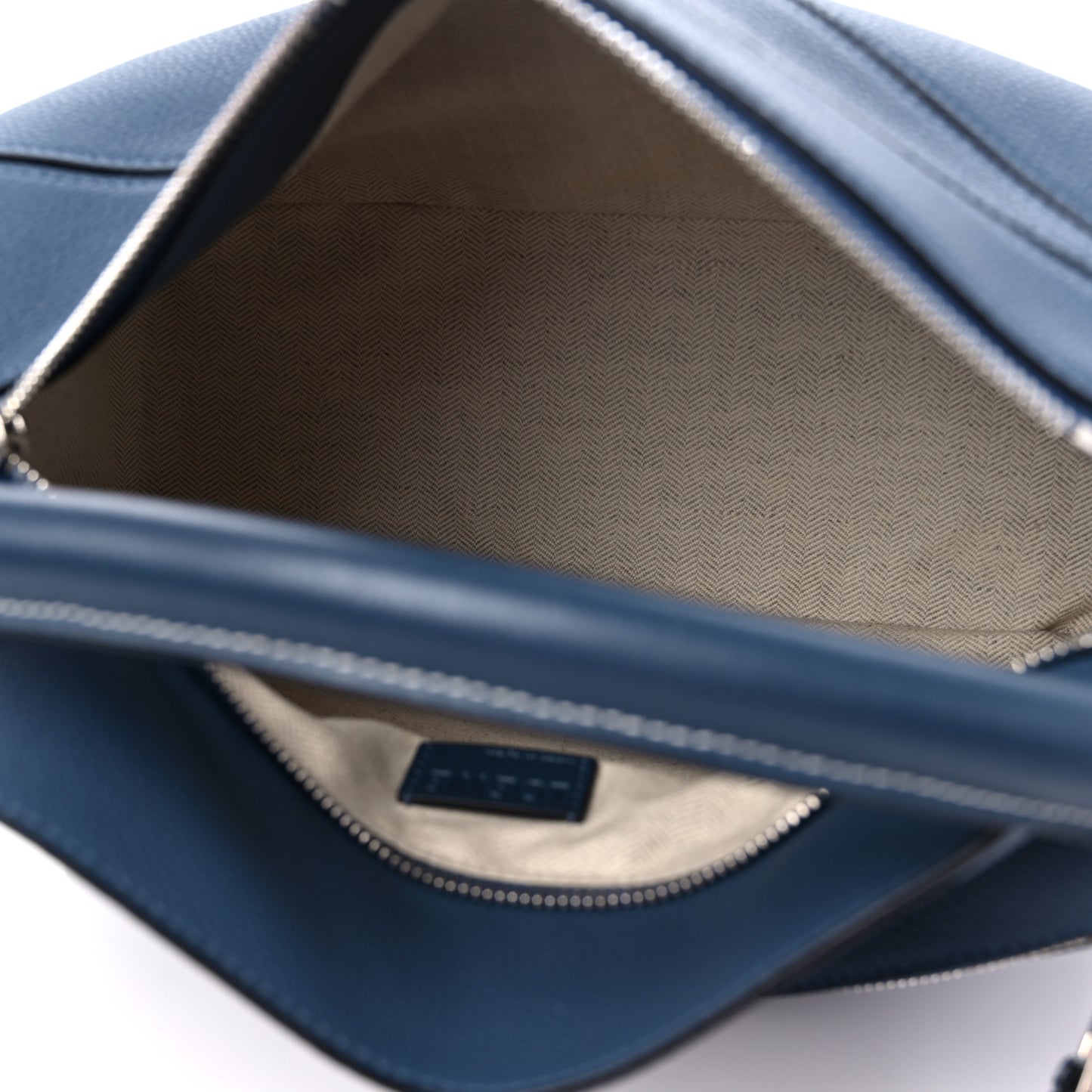 Calfskin Medium Puzzle Bag Dark Blue