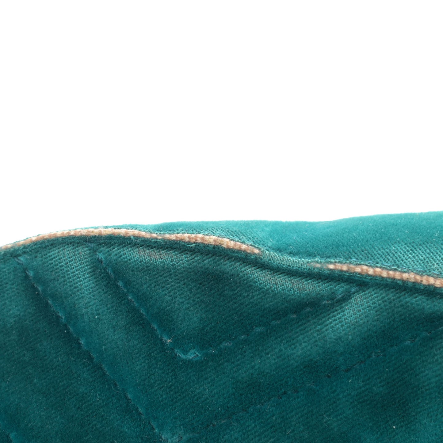 Velvet Matelasse Small GG Marmont Chain Shoulder Bag Pavone Cyan
