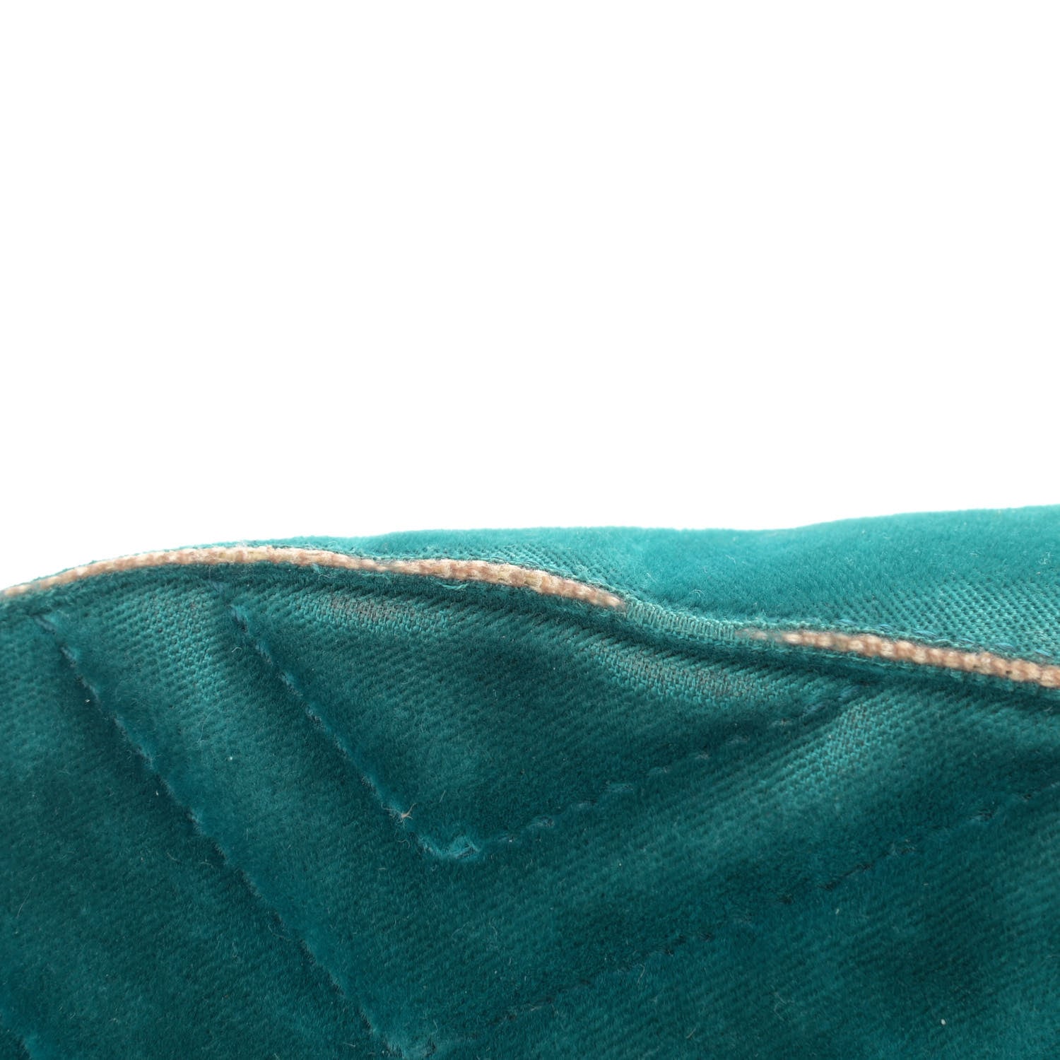 Gucci Velvet Matelasse Small GG Marmont Chain Shoulder Bag Pavone Cyan 12 of 12