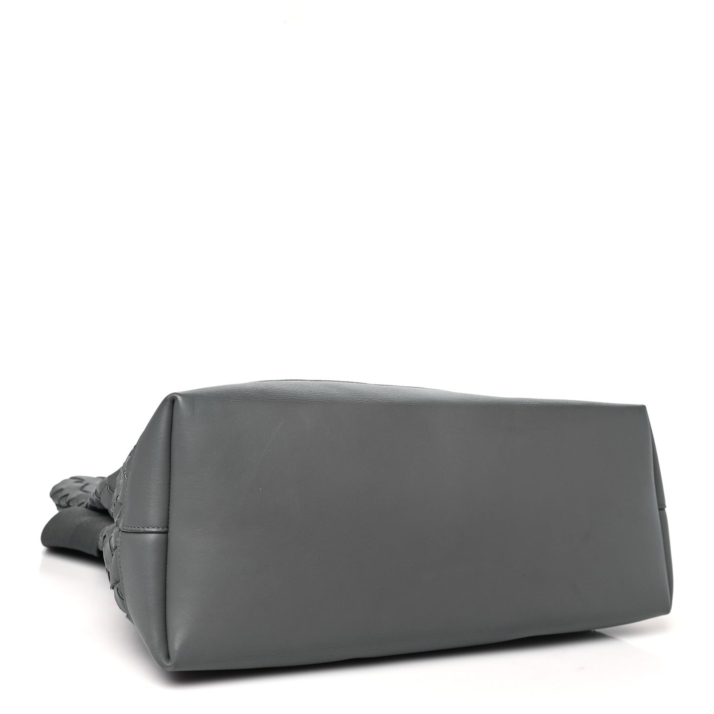 Nappa Intrecciato Large Fold Crossbody Messenger Thunder