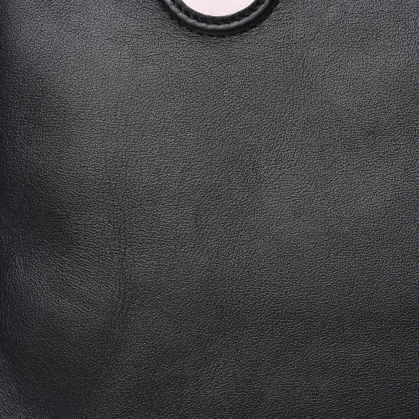 Calfskin Small Addict Shopping Tote Black Pink