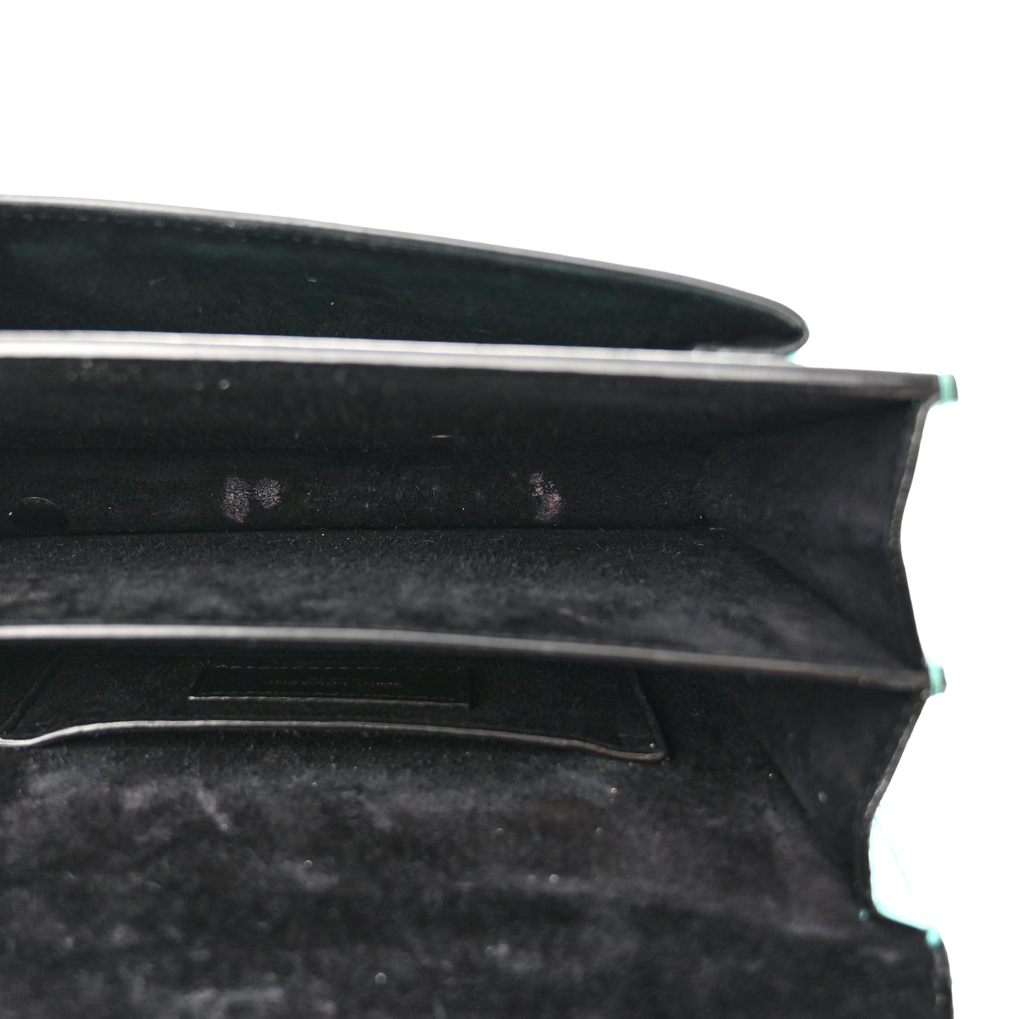 Metallic Calfskin Small Monogram Sunset Chlorophille