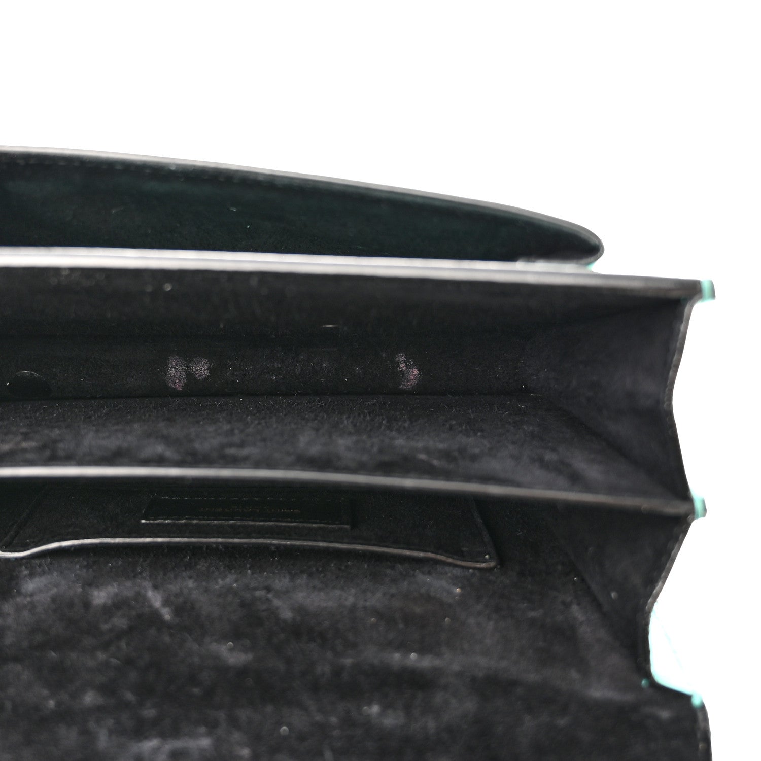 Saint Laurent Metallic Calfskin Small Monogram Sunset Chlorophille 5 of 12