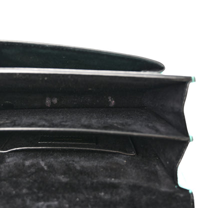 Saint Laurent Metallic Calfskin Small Monogram Sunset Chlorophille 5 of 12