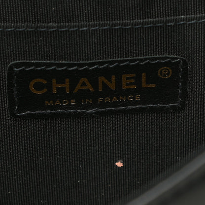 Chanel Lambskin Quilted Single Flap Bag Black Beige 5 of 25