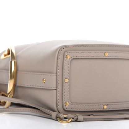 Chloe Smooth Calfskin Mini Roy Bucket Bag Motty Grey 6 of 9