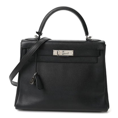 Hermes Epsom Kelly Retourne 28 Black 1 of 10