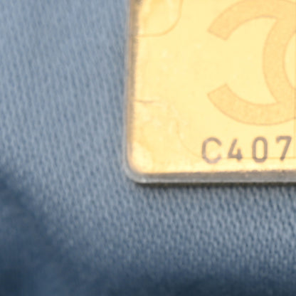 Chanel Washed Denim Quilted Medium Chanel 25 Handbag Blue 8 of 12