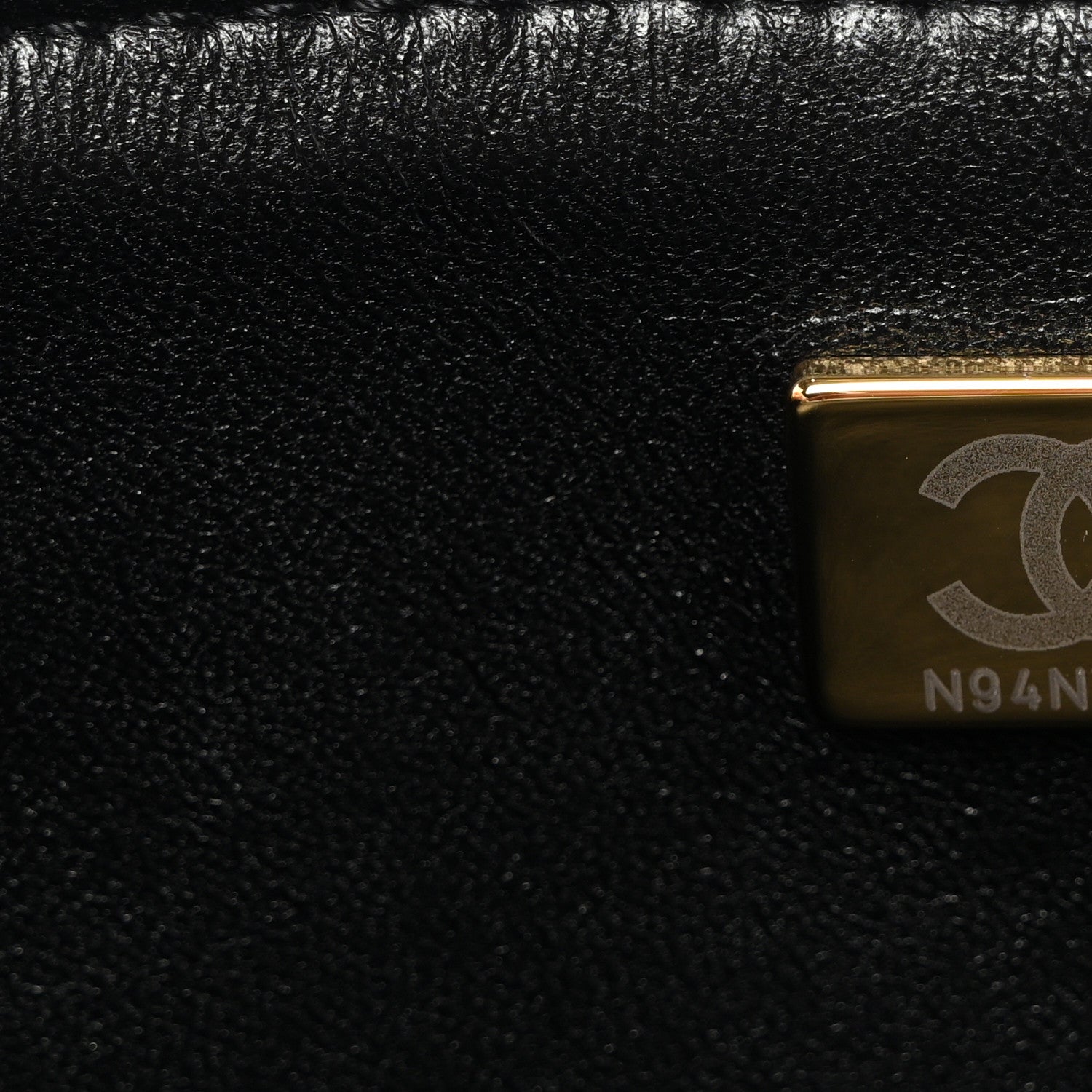 Chanel Lambskin Quilted On And On Medium Chain Flap Black 7 of 11